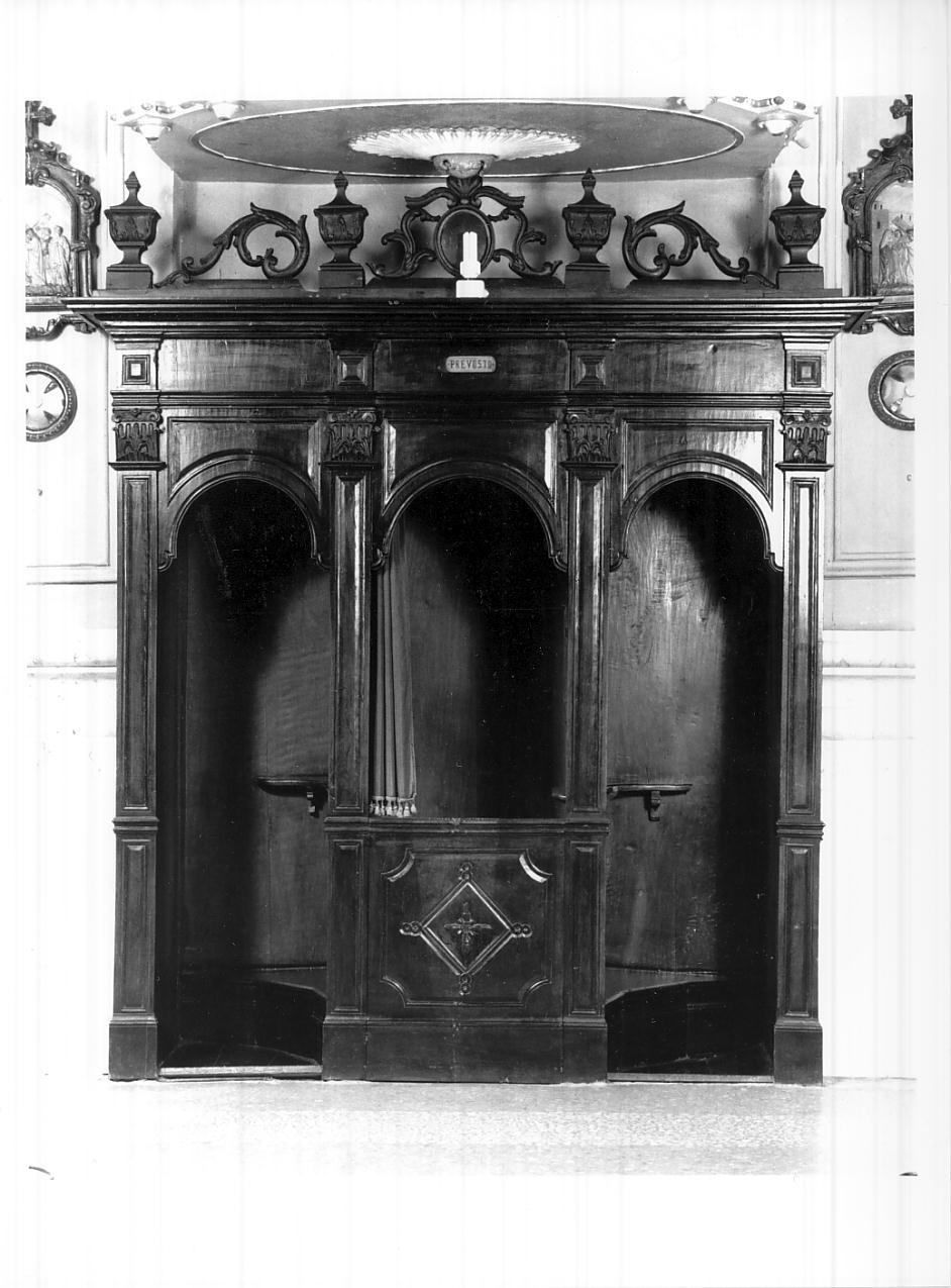 confessionale, serie - ambito mantovano (terzo quarto sec. XIX)