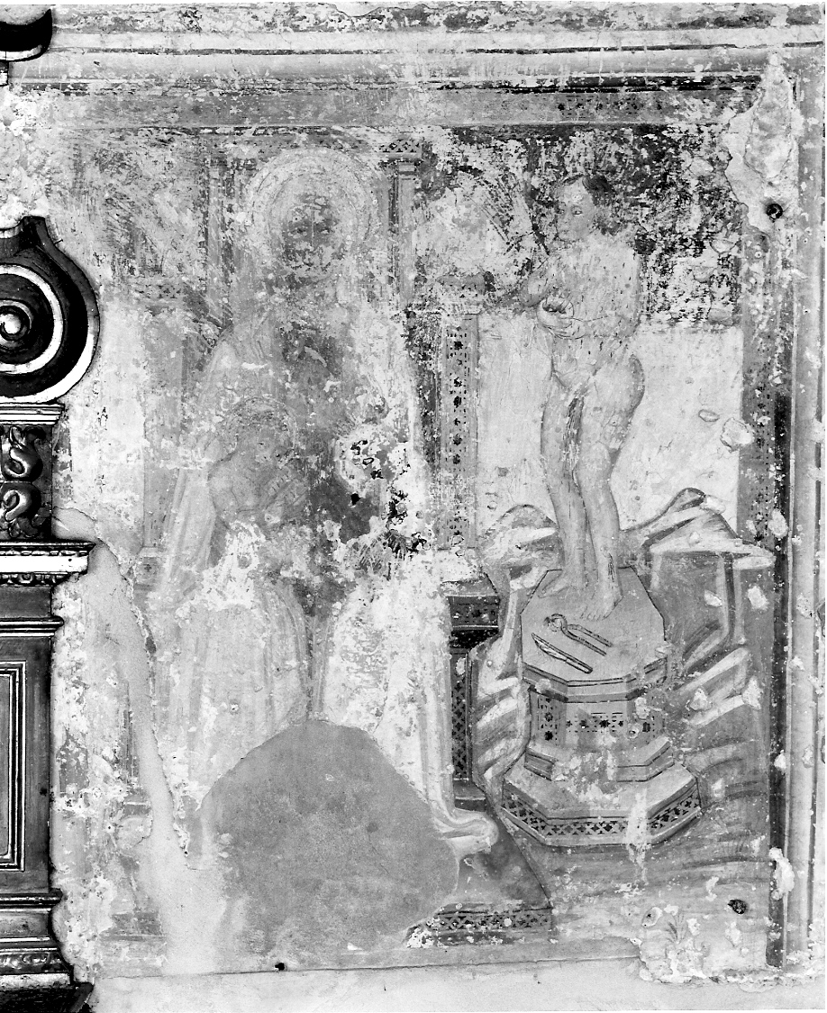 Madonna in trono e Santi (dipinto, opera isolata) - ambito bresciano (metà sec. XV)