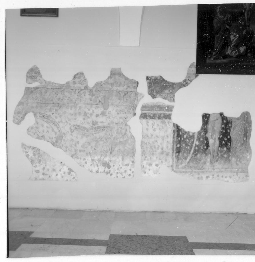 crocifissione (dipinto, frammento) - ambito lombardo (secc. XIV/ XV)