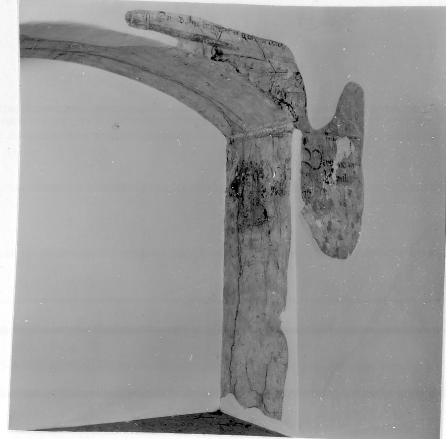 Santa Chiara (dipinto, frammento) - ambito lombardo (sec. XIV)