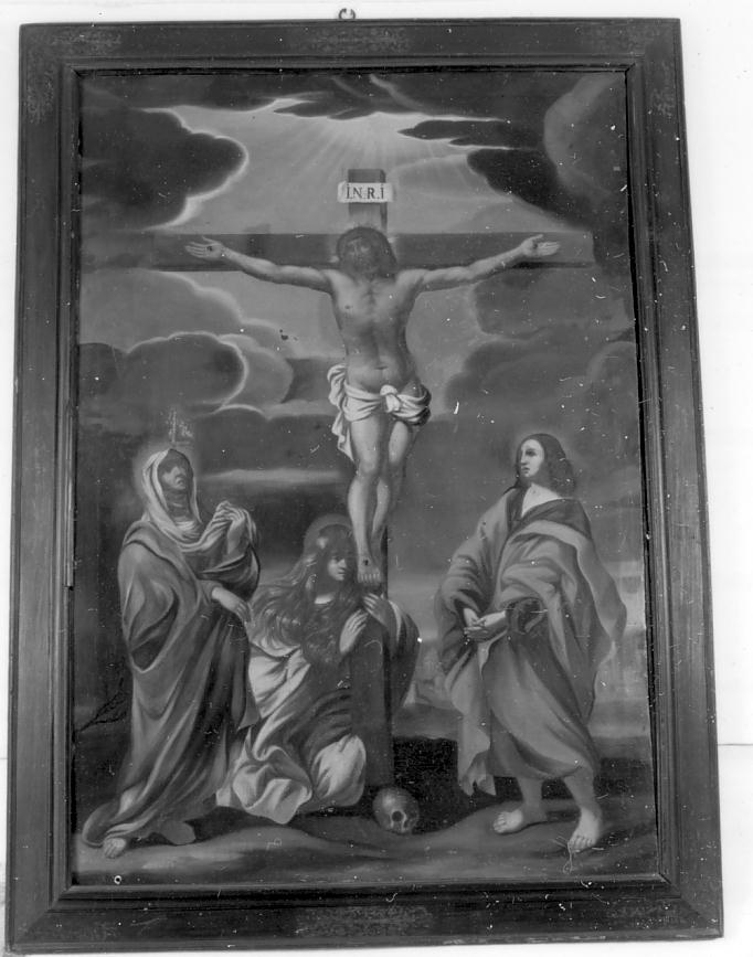 crocifissione (dipinto, opera isolata) - ambito lombardo (sec. XVII)