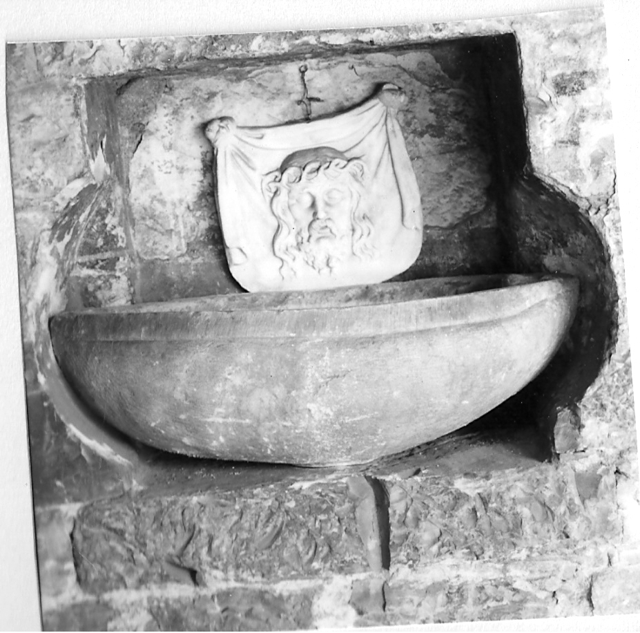 acquasantiera, opera isolata - ambito bresciano (sec. XVI)