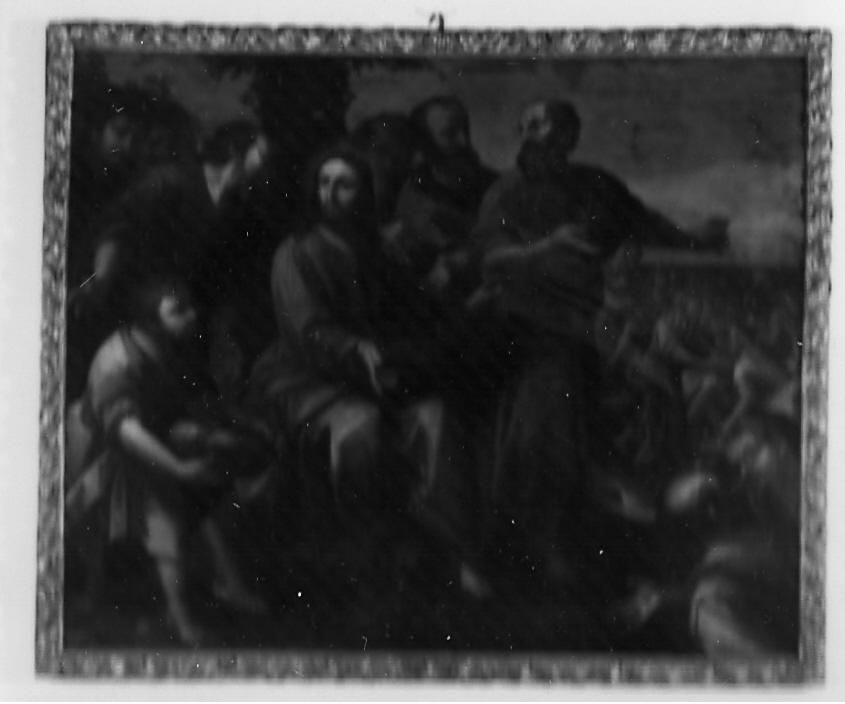 moltiplicazione dei pani e dei pesci (dipinto, opera isolata) - ambito bresciano (sec. XVIII)