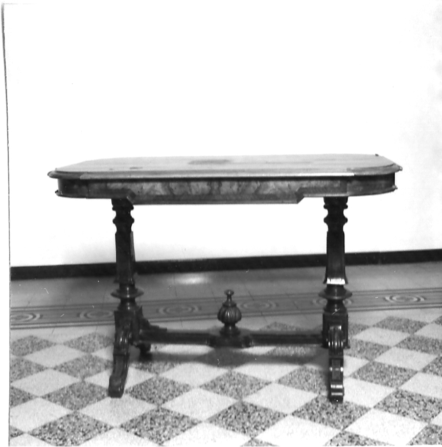 tavolo, opera isolata - ambito bresciano (ultimo quarto sec. XIX)