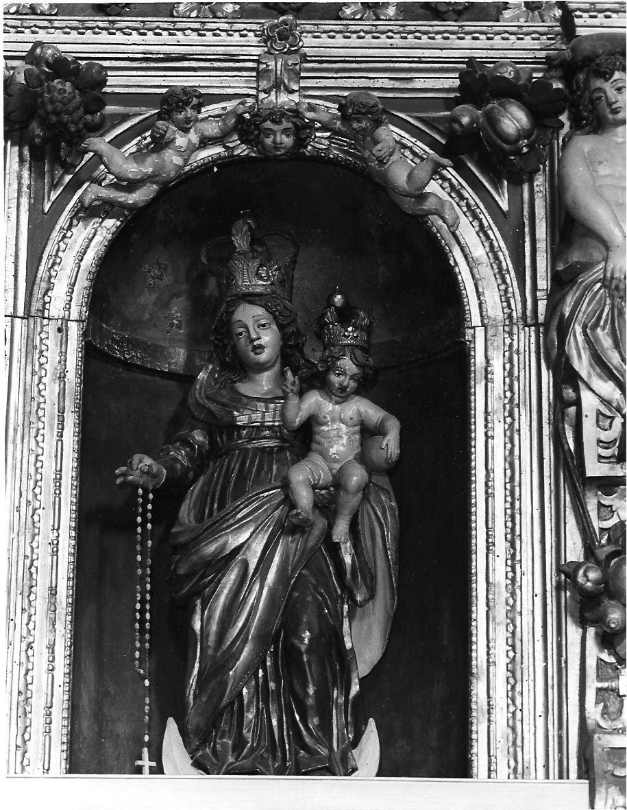 Madonna con Bambino (scultura, opera isolata) - ambito bresciano (sec. XVII)