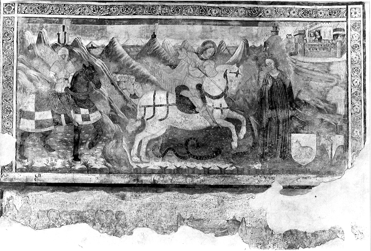 San Giorgio e la principessa (dipinto, opera isolata) - ambito lombardo (seconda metà sec. XV)