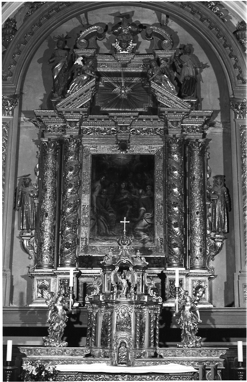 altare, complesso decorativo di Ramus Domenico (attribuito) (sec. XVII)