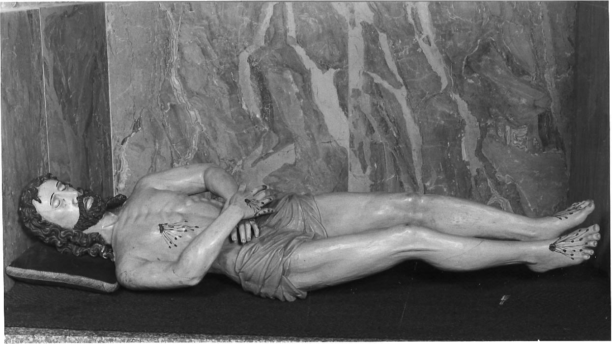 compianto sul Cristo morto (gruppo scultoreo, insieme) - ambito bresciano (fine/inizio secc. XVII/ XVIII)