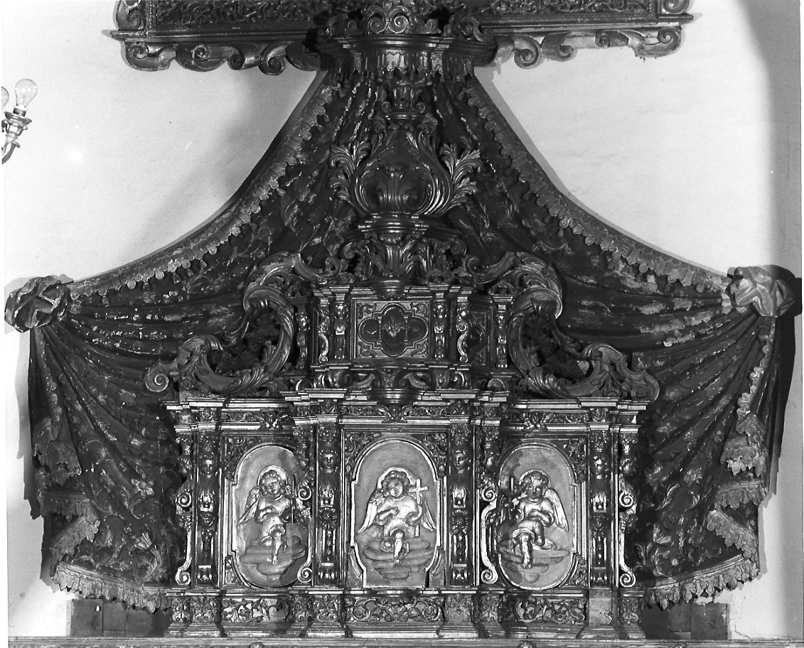 reliquiario architettonico - a tempietto, opera isolata - ambito bresciano (fine/inizio secc. XVII/ XVIII)