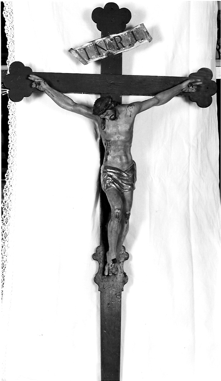 crocifisso, opera isolata - ambito bresciano (fine/inizio secc. XVII/ XVIII)