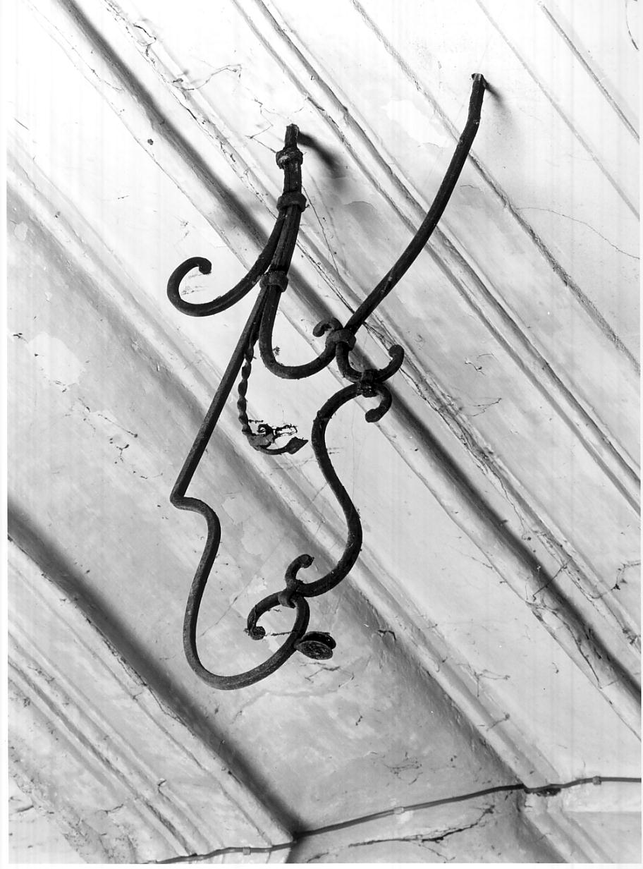 candeliere da parete, serie - ambito cremonese (seconda metà sec. XVII)