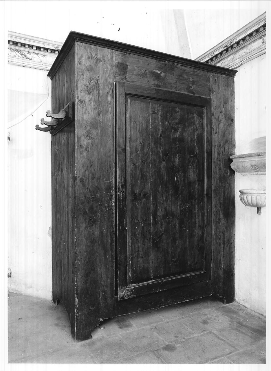 armadio, serie - ambito ostianese (seconda metà sec. XVIII)