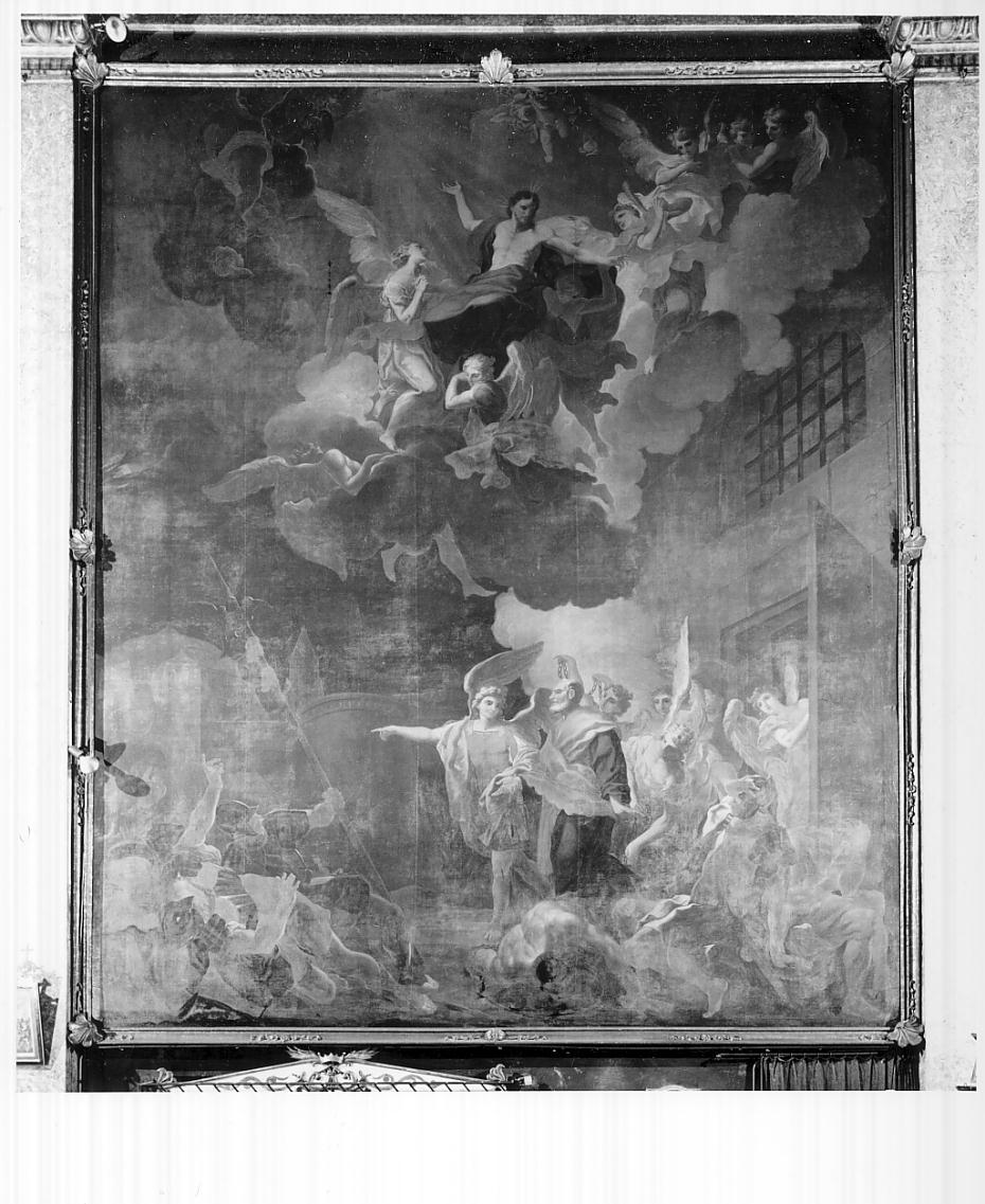 San Pietro liberato dal carcere da un angelo (dipinto, opera isolata) di Tortelli Giuseppe (inizio sec. XVIII)