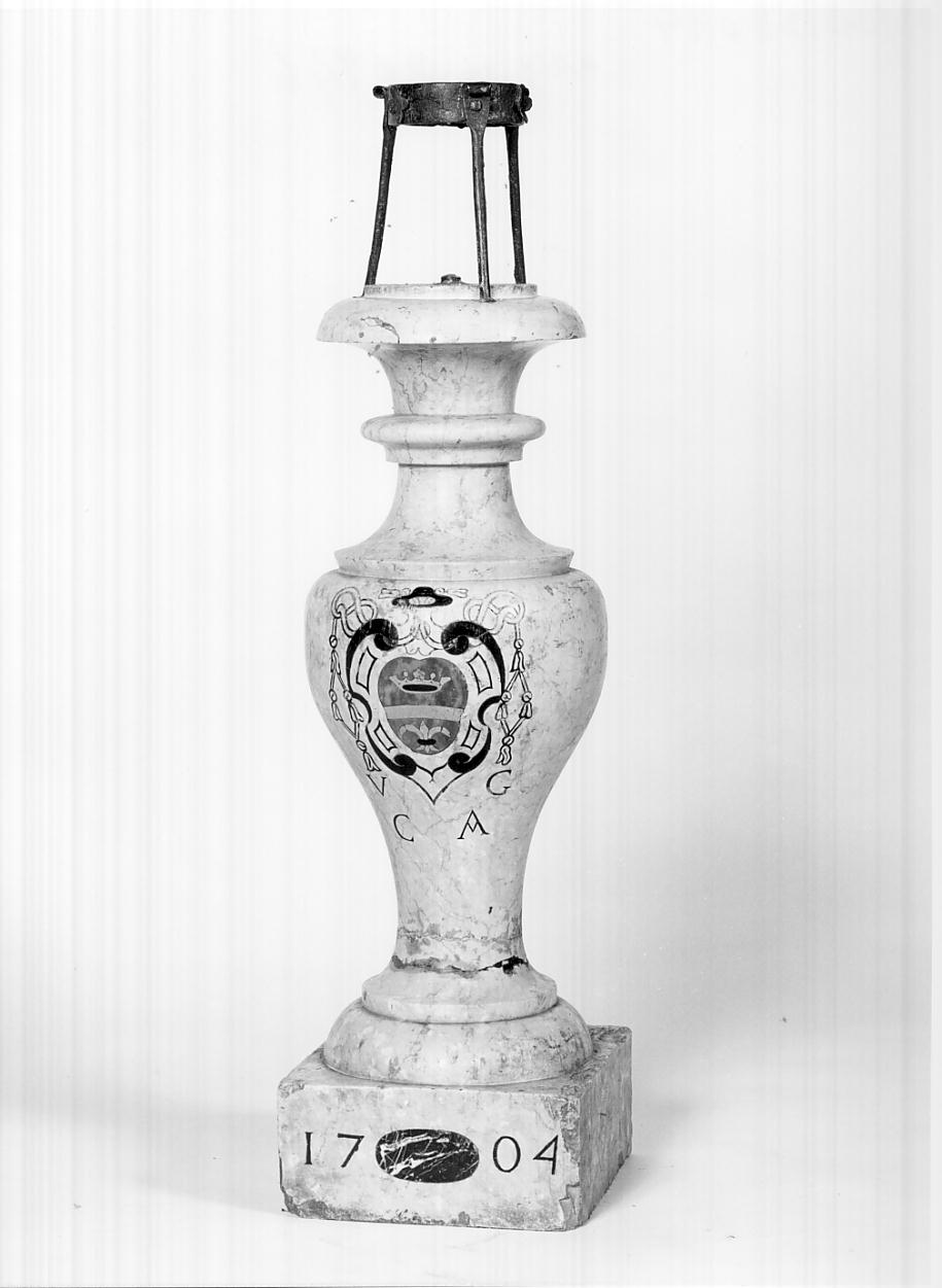 base per il cero pasquale, opera isolata - ambito bresciano (sec. XVIII)