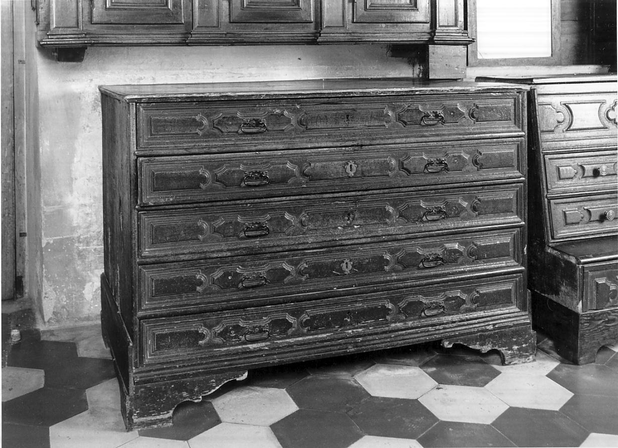 cassettone, opera isolata - ambito ostianese (seconda metà sec. XVII)