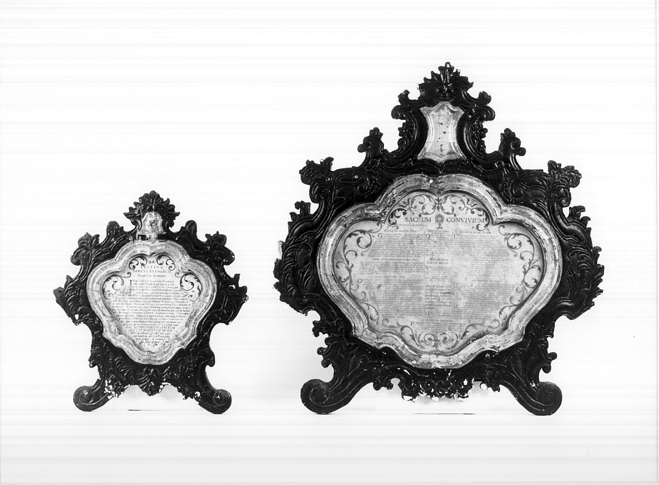 cartagloria, elemento d'insieme - ambito bresciano (prima metà sec. XVIII)