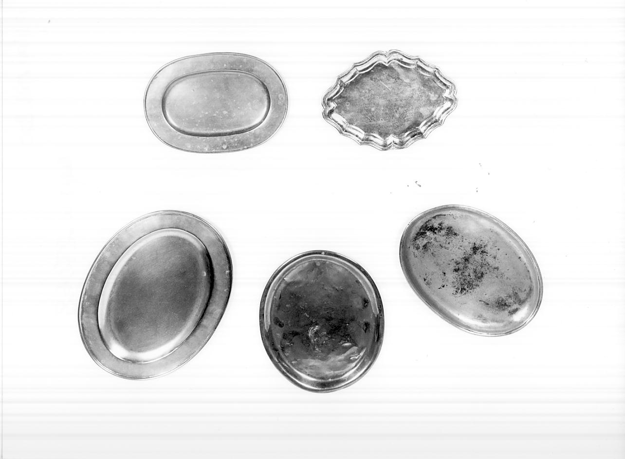 vassoio, serie - ambito lombardo (seconda metà, prima metà sec. XIX, sec. XX)