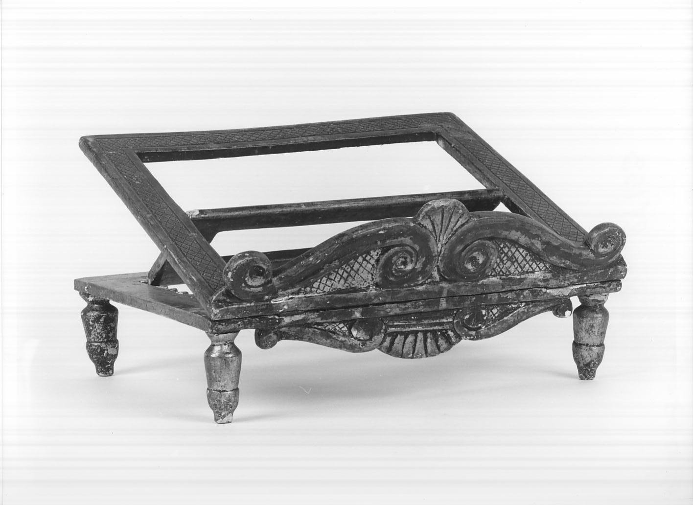 leggio d'altare, opera isolata - ambito ostianese (prima metà sec. XIX)