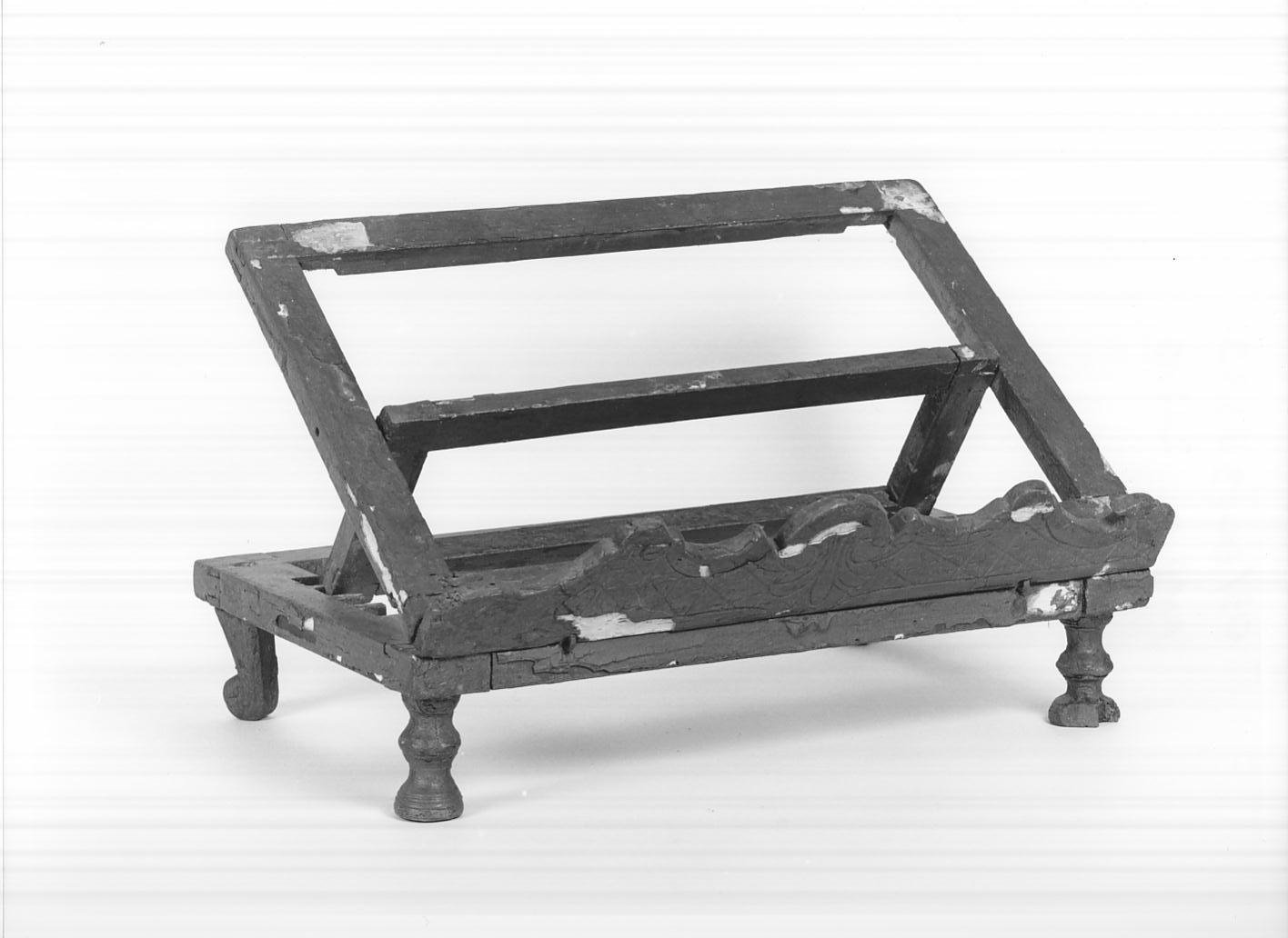 leggio d'altare, opera isolata - ambito ostianese (prima metà sec. XIX)