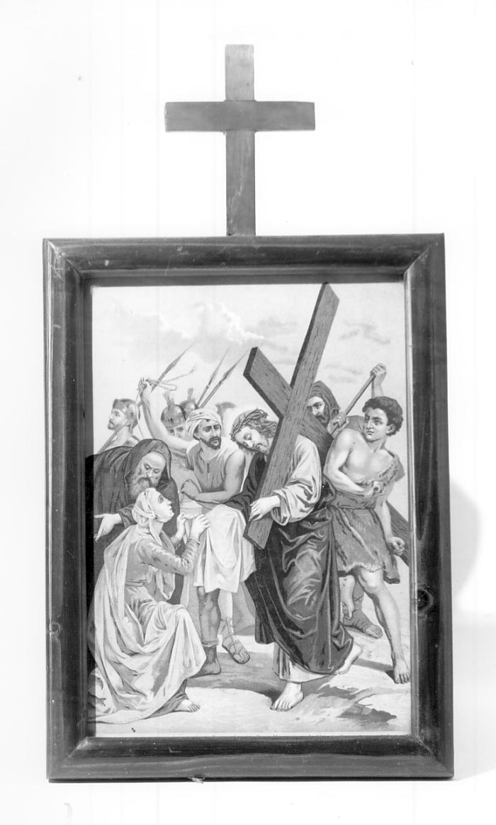 stazioni della via crucis (stampa, elemento d'insieme) - ambito lombardo (secondo quarto sec. XX)