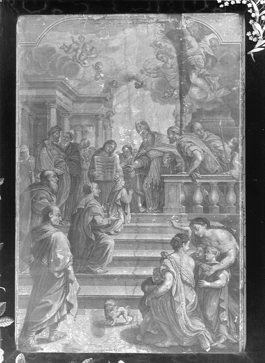 presentazione di Maria Vergine al tempio (stampa) di Iordan Fedor Ivanovic (prima metà sec. XIX)