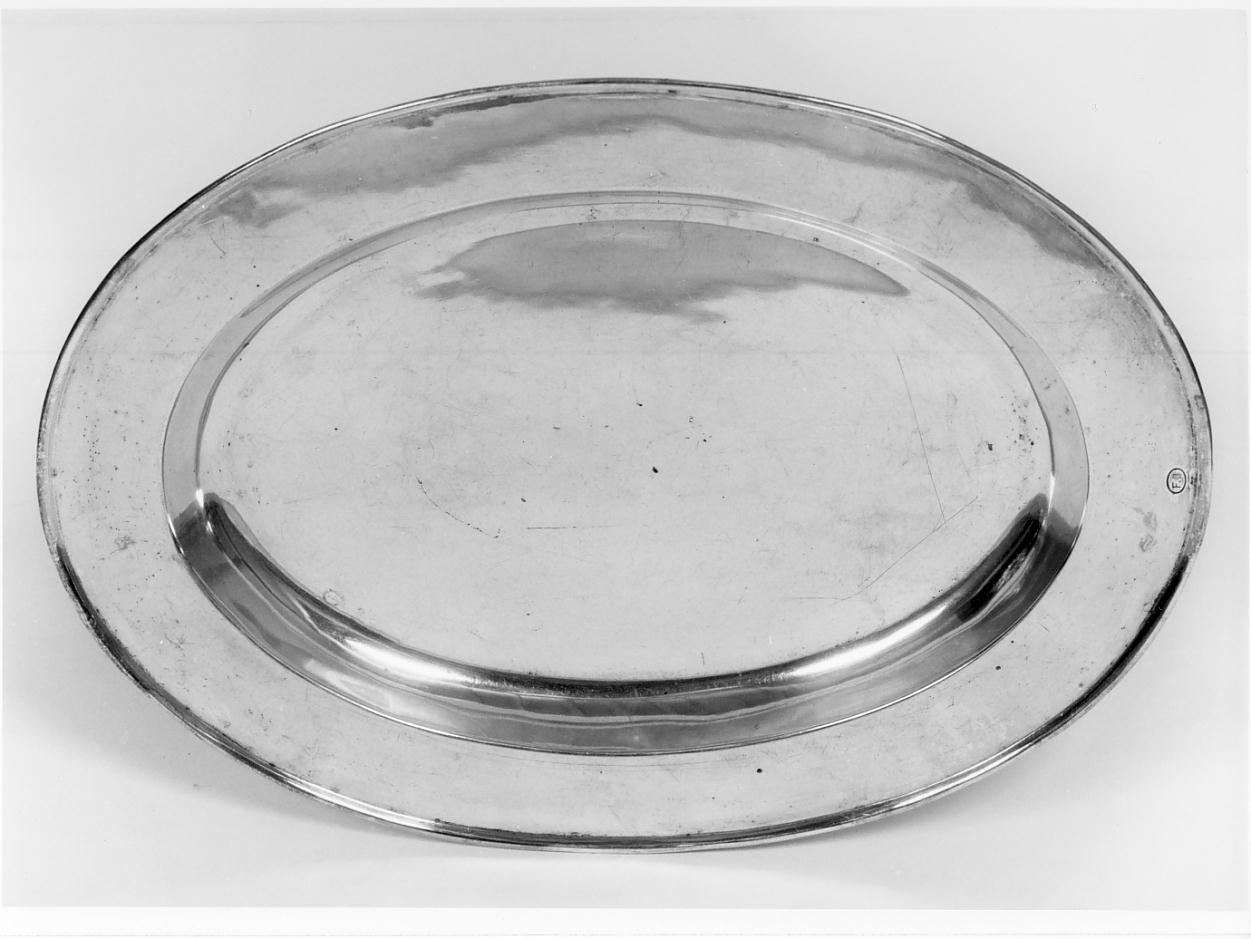 vassoio, opera isolata - ambito cremonese (sec. XIX)