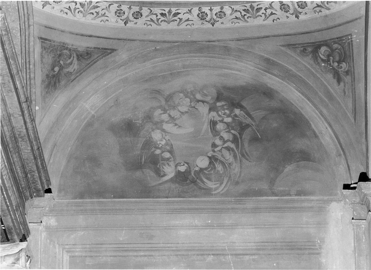 cherubini (decorazione pittorica, elemento d'insieme) - ambito mantovano (sec. XIX)