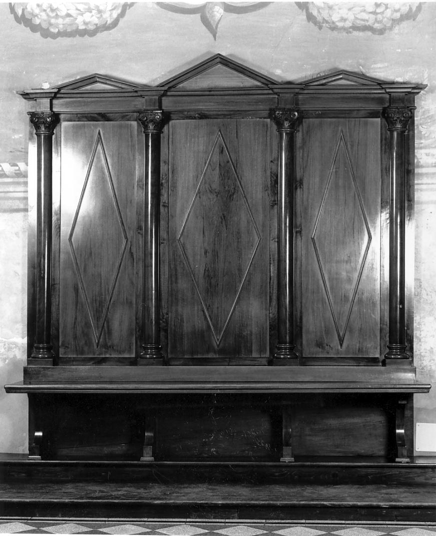 cattedra, opera isolata - ambito mantovano (fine/inizio secc. XIX/ XX)