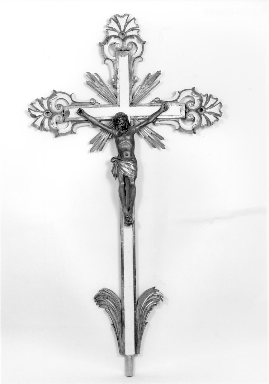 croce d'altare, elemento d'insieme - ambito mantovano (fine/inizio secc. XVIII/ XIX)
