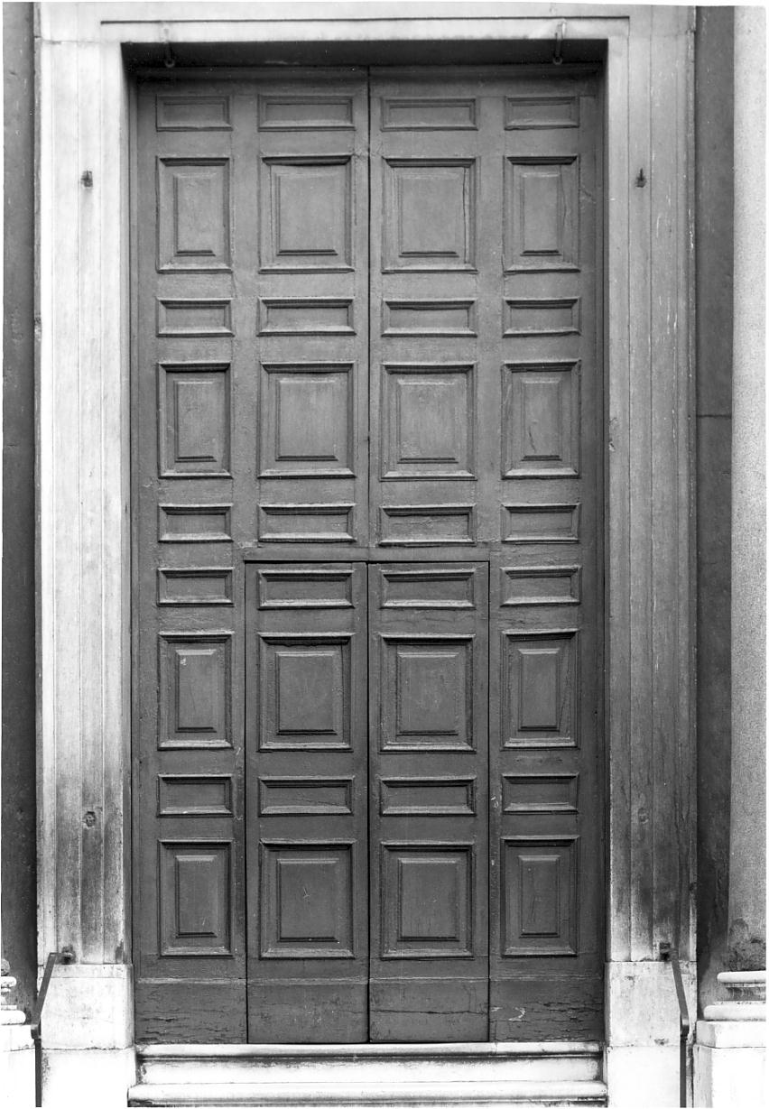 porta, elemento d'insieme - manifattura bresciana (sec. XVII)