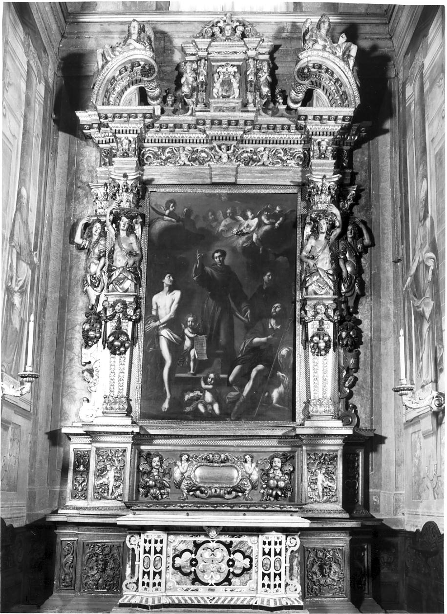 altare - a edicola, insieme di Bianchi Gaspare, Piacetti Antonio (sec. XVII)