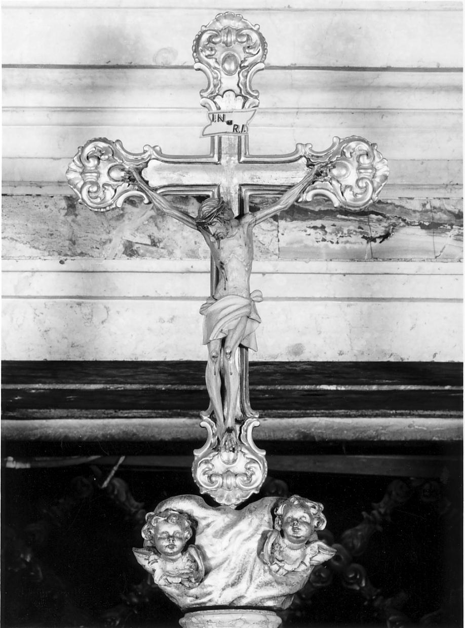 croce d'altare, elemento d'insieme - manifattura bresciana (seconda metà sec. XVIII)