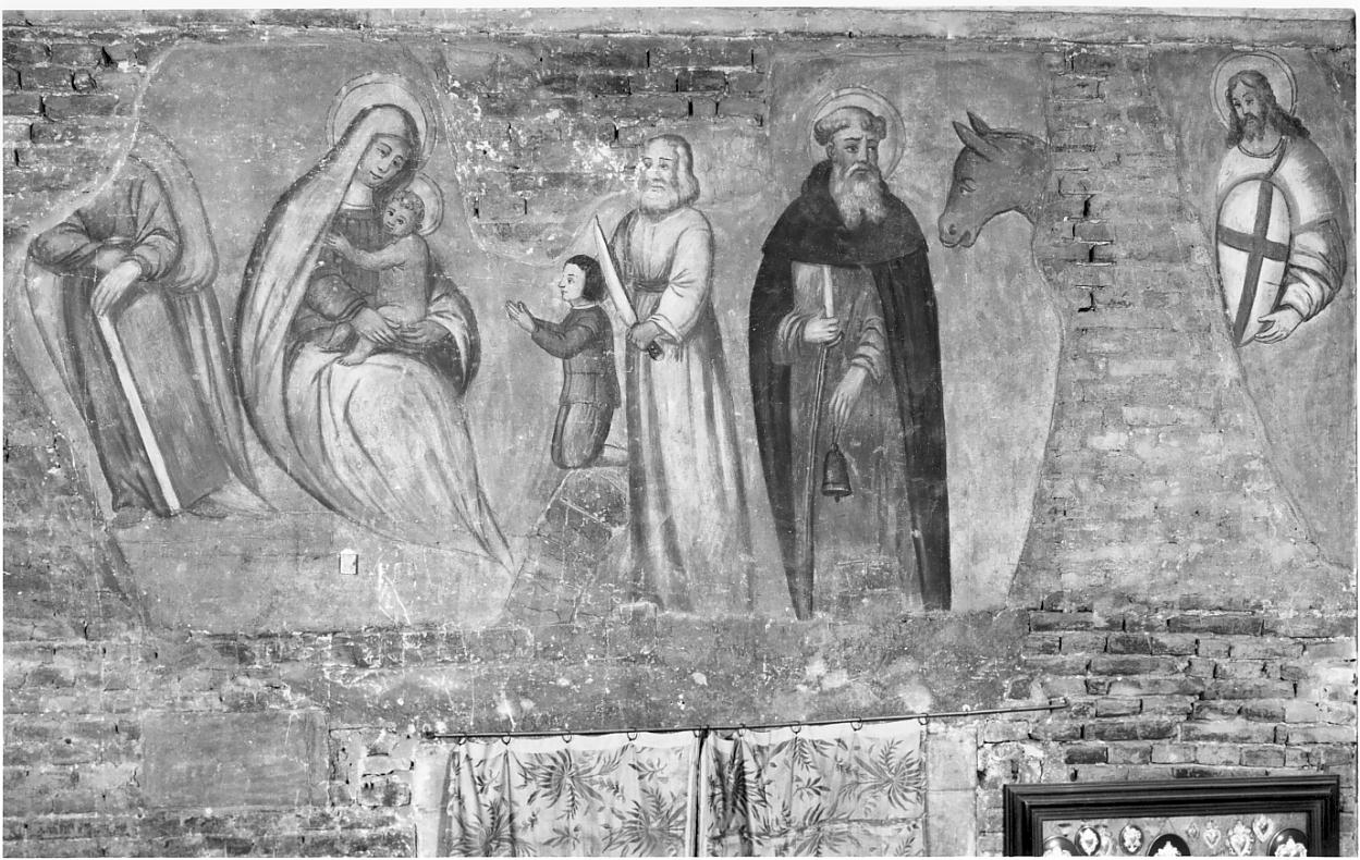 Madonna col Bambino e Santi (dipinto, insieme) - ambito bresciano (seconda metà sec. XVII)