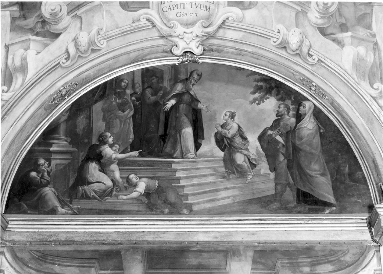 presentazione di Maria Vergine al tempio (dipinto, ciclo) di Bono Bernardino (secondo quarto sec. XVIII)