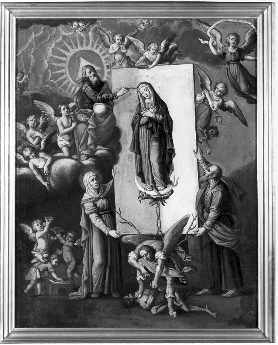 Immacolata Concezione (dipinto, opera isolata) - ambito bresciano (sec. XVIII)