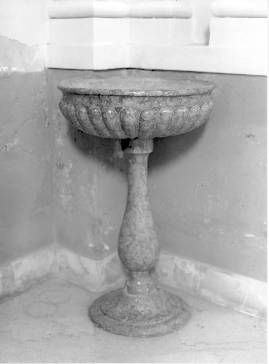 acquasantiera, serie - ambito mantovano (sec. XIX)