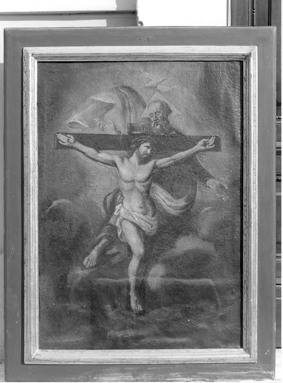 Dio Padre e Cristo crocifisso (dipinto, opera isolata) - ambito mantovano (fine/inizio secc. XVII/ XVIII)