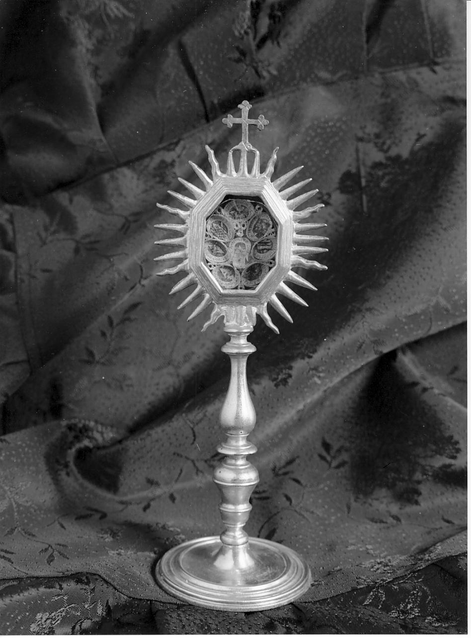 reliquiario - a ostensorio, opera isolata - bottega mantovana (seconda metà sec. XIX)