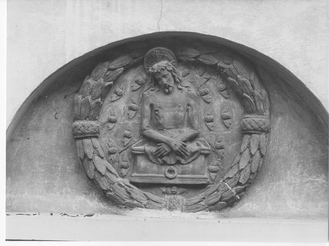 Pietà (rilievo, opera isolata) - manifattura mantovana (ultimo quarto sec. XV)