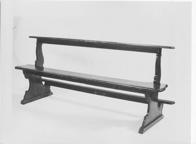 banco da chiesa, serie - manifattura mantovana (sec. XVIII)