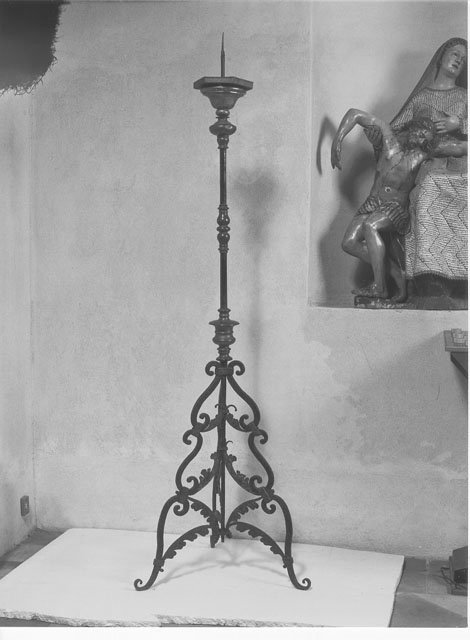 candeliere, serie - manifattura mantovana (sec. XVIII)