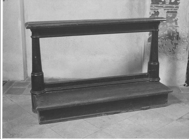 inginocchiatoio, serie - manifattura mantovana (seconda metà sec. XIX)