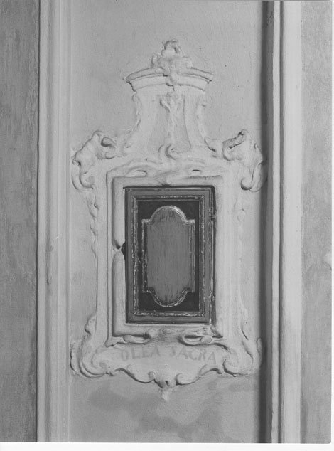 armadietto per oli santi, serie - manifattura mantovana (metà sec. XVIII)