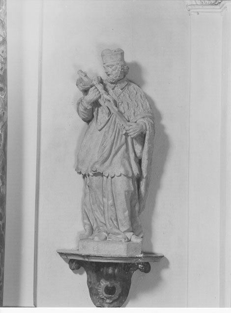 San Giovanni Nepomuceno (statua, opera isolata) - ambito mantovano (seconda metà sec. XVIII)