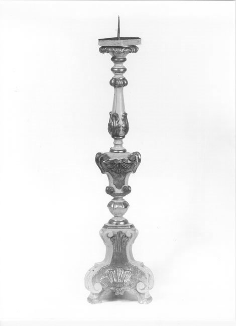 candeliere, serie - manifattura mantovana (seconda metà sec. XVIII)