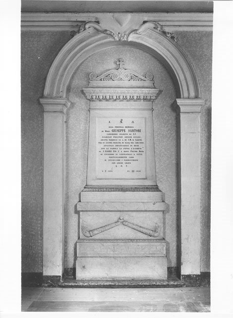 mostra di nicchia, opera isolata - manifattura mantovana (seconda metà sec. XVIII)