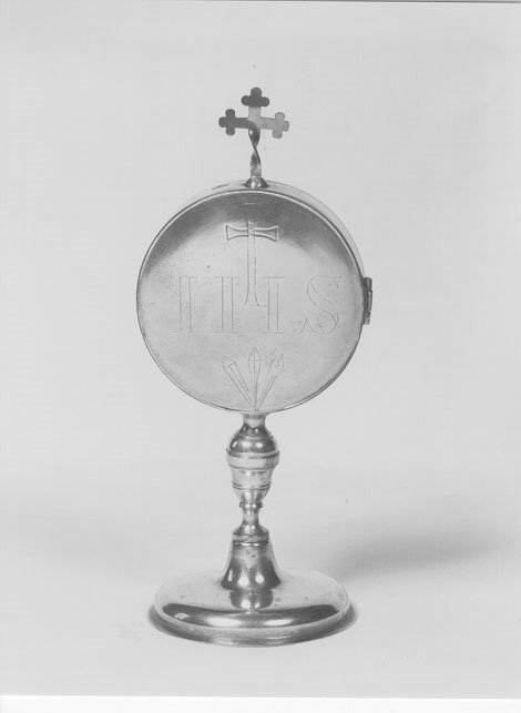 pisside, opera isolata - manifattura mantovana (ultimo quarto sec. XIX)