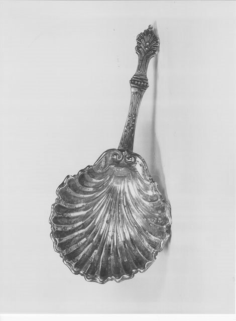 cucchiaio battesimale, opera isolata - manifattura mantovana (seconda metà sec. XIX)