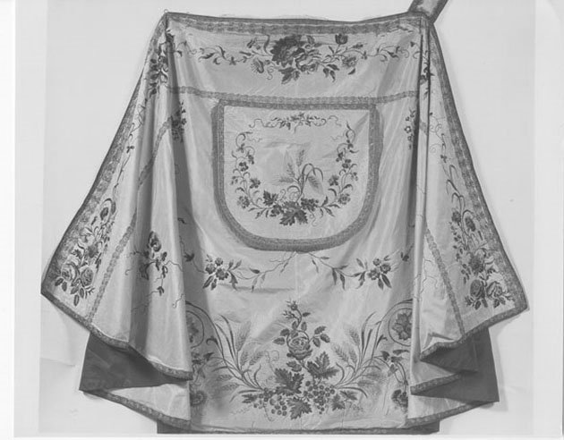 piviale, opera isolata - manifattura mantovana (fine sec. XIX)