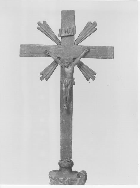 crocifisso, opera isolata - manifattura mantovana (seconda metà sec. XIX)